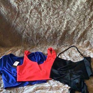NWOT crop top bundle